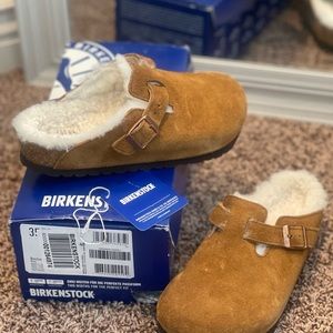 Birkenstock NEW Boston Mink Shearling EU 35
